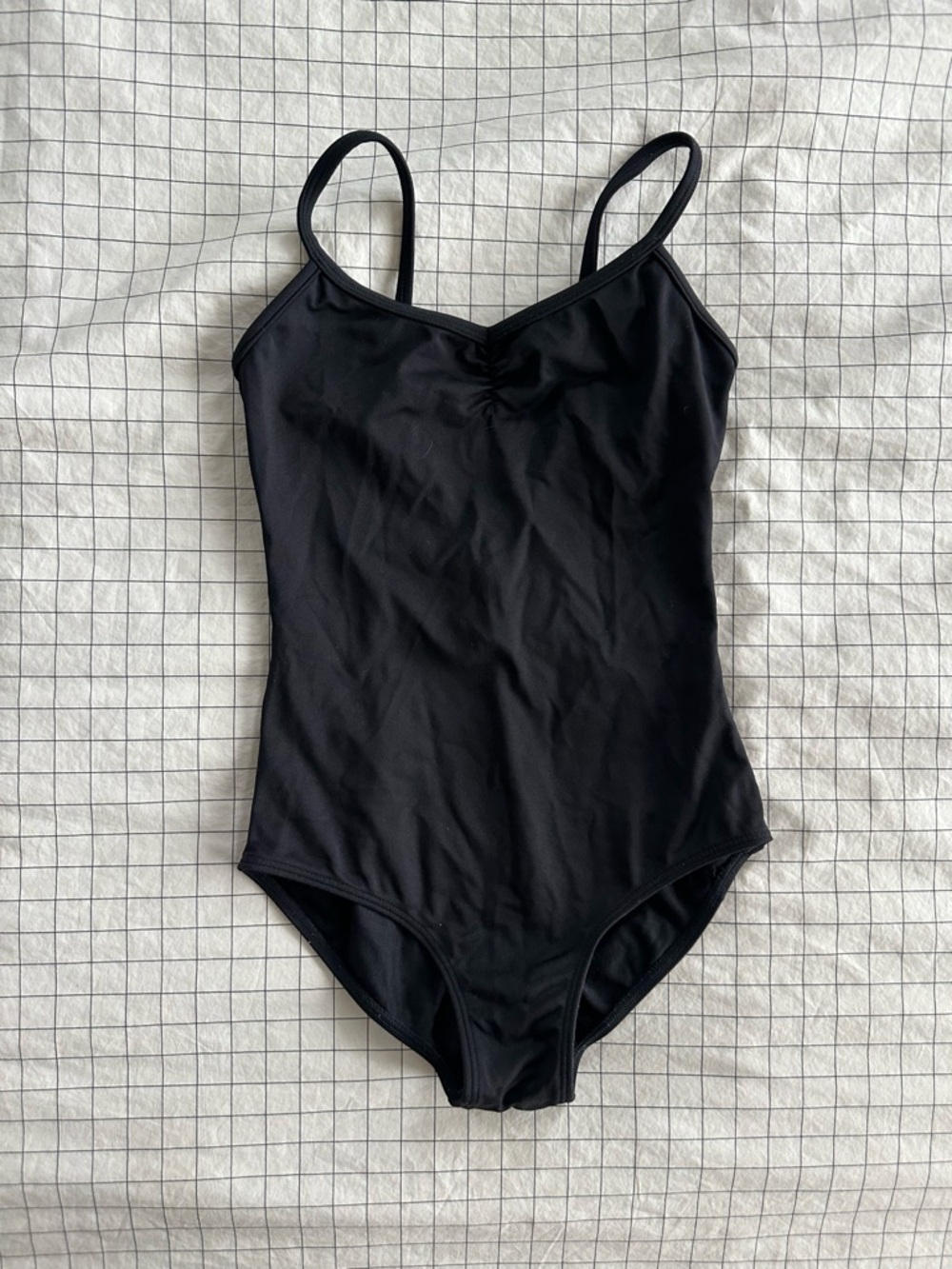 Bloch Black Girls' Ari Ballet Leotard 8-10